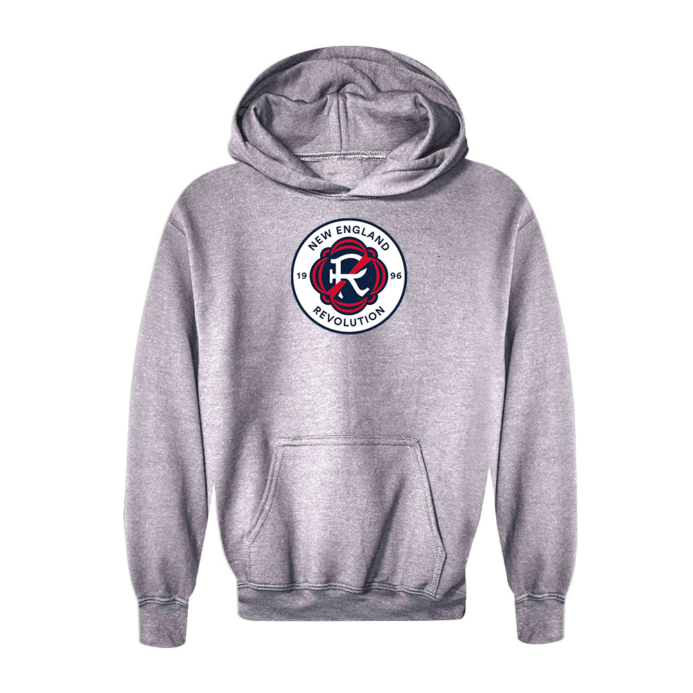 Youth Kids New England Revolution FC Pullover Hoodie