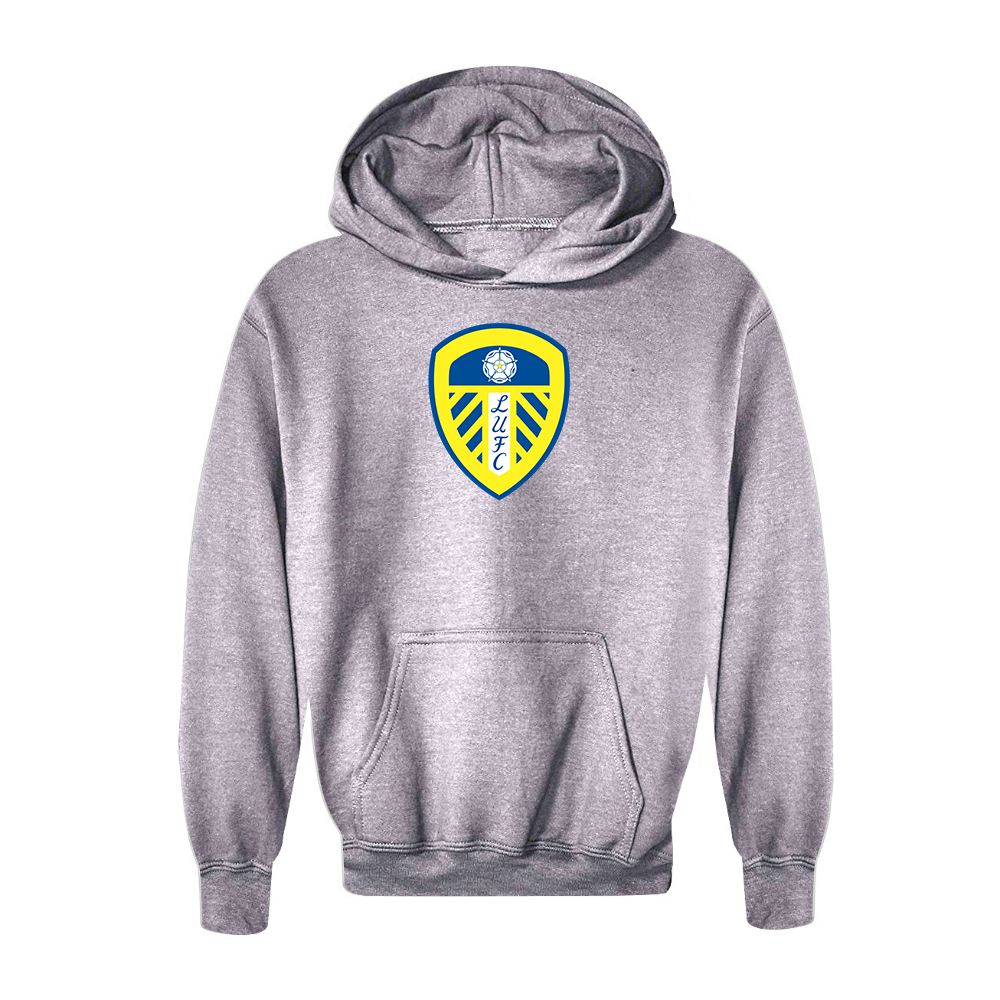 Youth Kids Leeds United Football Club Pullover Hoodie