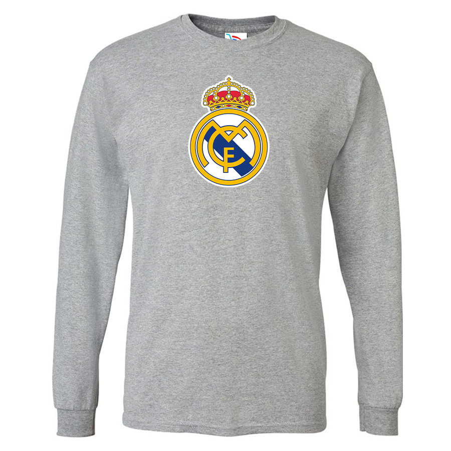 Men’s Real Madrid Soccer Long Sleeve T-Shirt