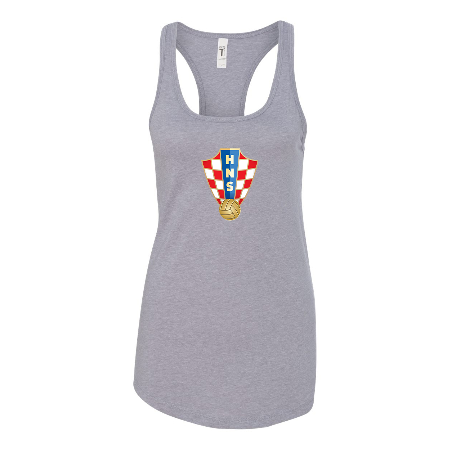 Women's Croatia National Soccer Team Racerback Tank Top