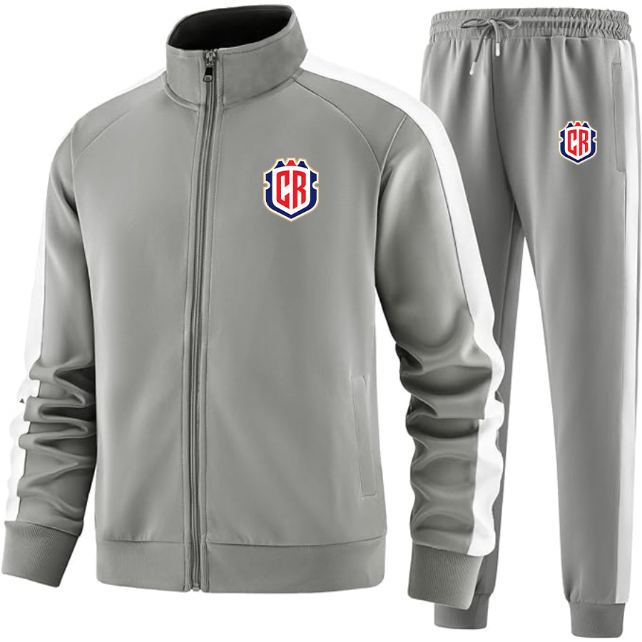 Men's Costa Rica National Soccer Team Dri-Fit TrackSuit