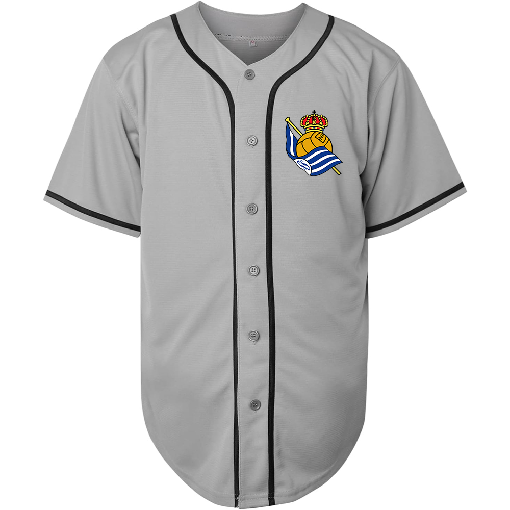 Men's Real Sociedad FC Baseball Jersey