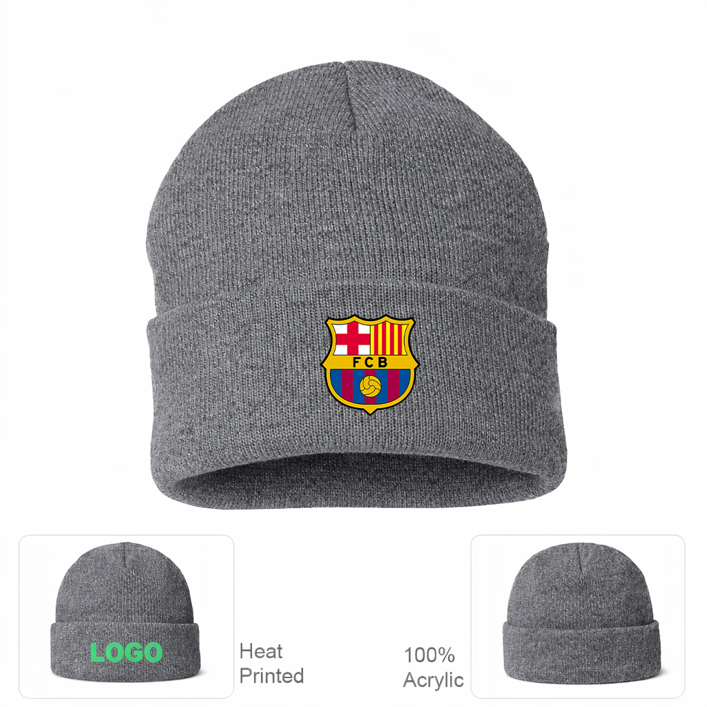 F.C. Barcelona Soccer Beanie Hat
