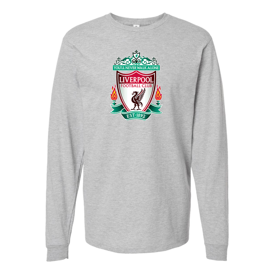 Youth Kids Liverpool Football Club Est.1892 Long Sleeve T-Shirt