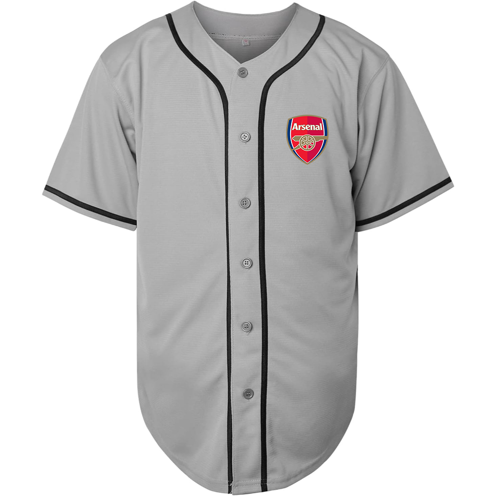 Men's Arsenal Soccer Baseball Jersey