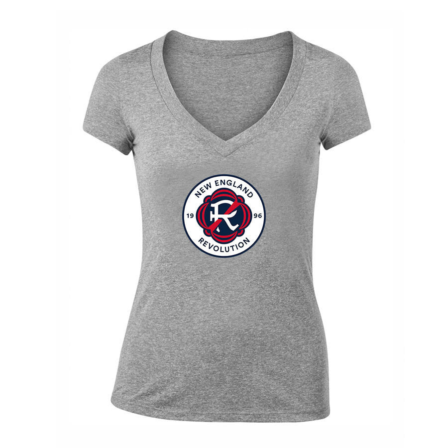 Women's New England Revolution FC V-Neck T-Shirt