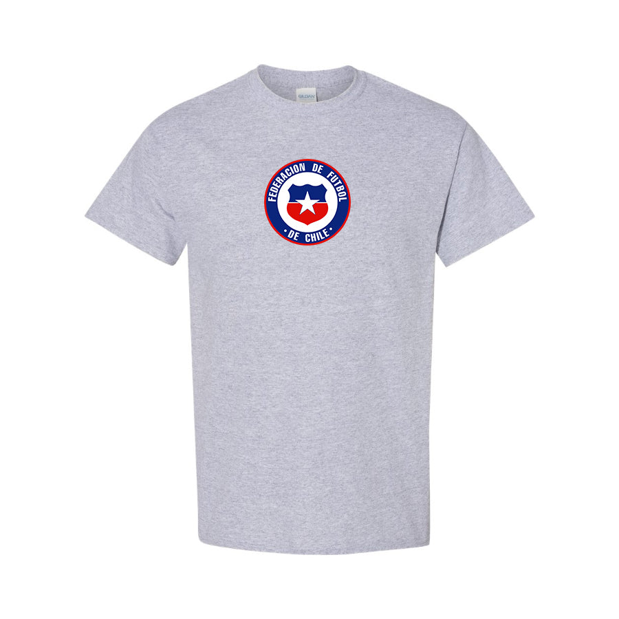 Men's Chile National Soccer Team  Cotton T-Shirt