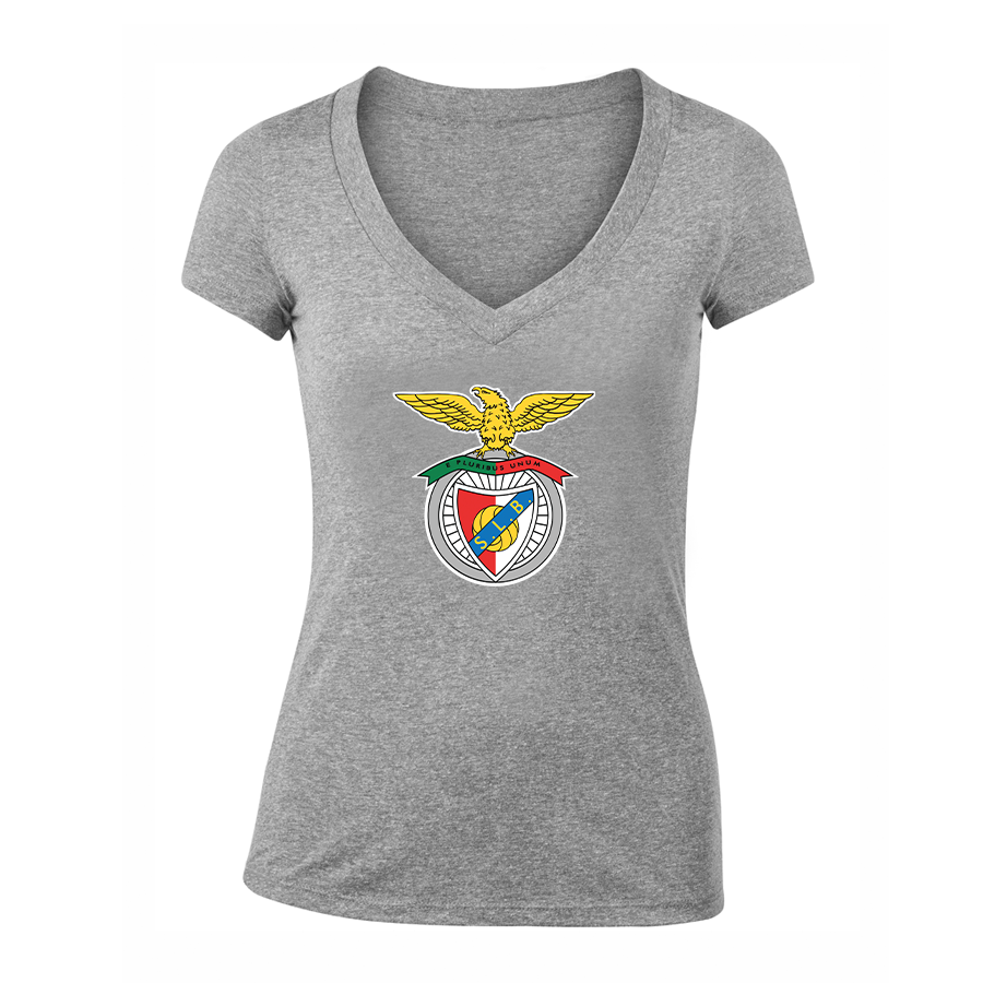 Women's SL Benfica FC V-Neck T-Shirt