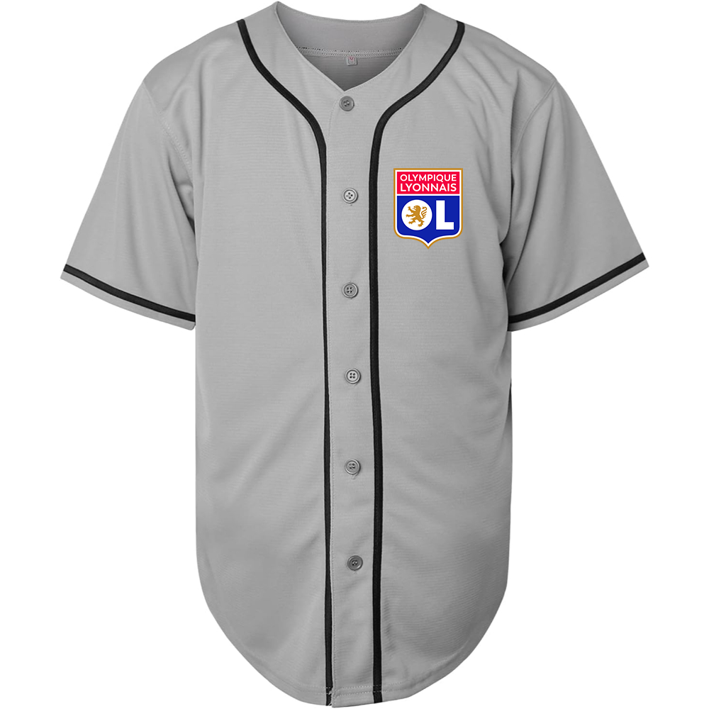 Men's Olympique Lyonnais FC Baseball Jersey