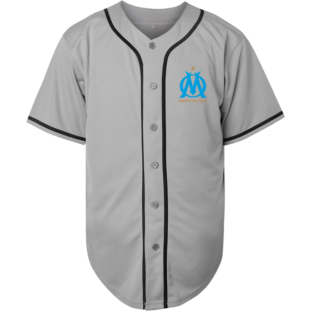 Men's Olympique de Marseille FC Baseball Jersey