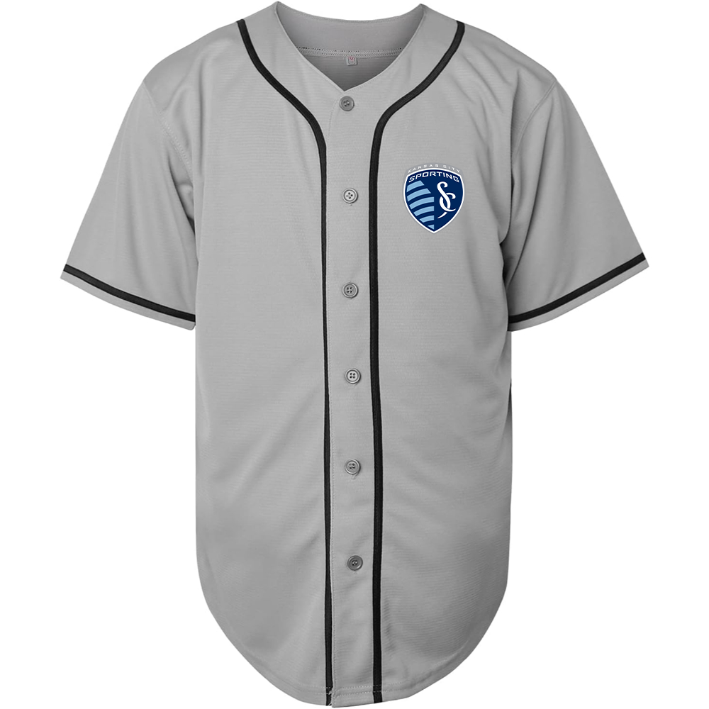 Men's Sporting Kansas City FC Baseball Jersey