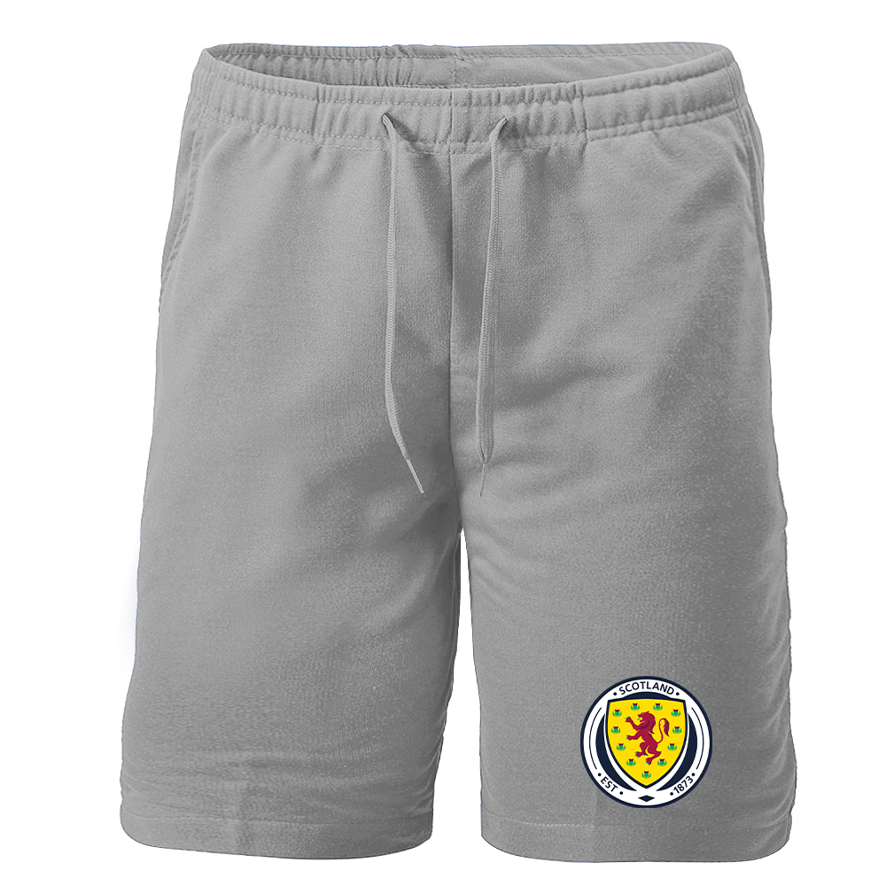 Men's Scotland National Soccer Team Athletic Fleece Shorts