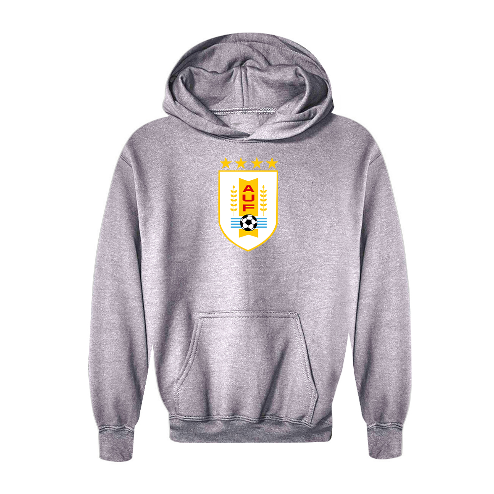 Youth Kids Uruguay National Soccer Team Pullover Hoodie