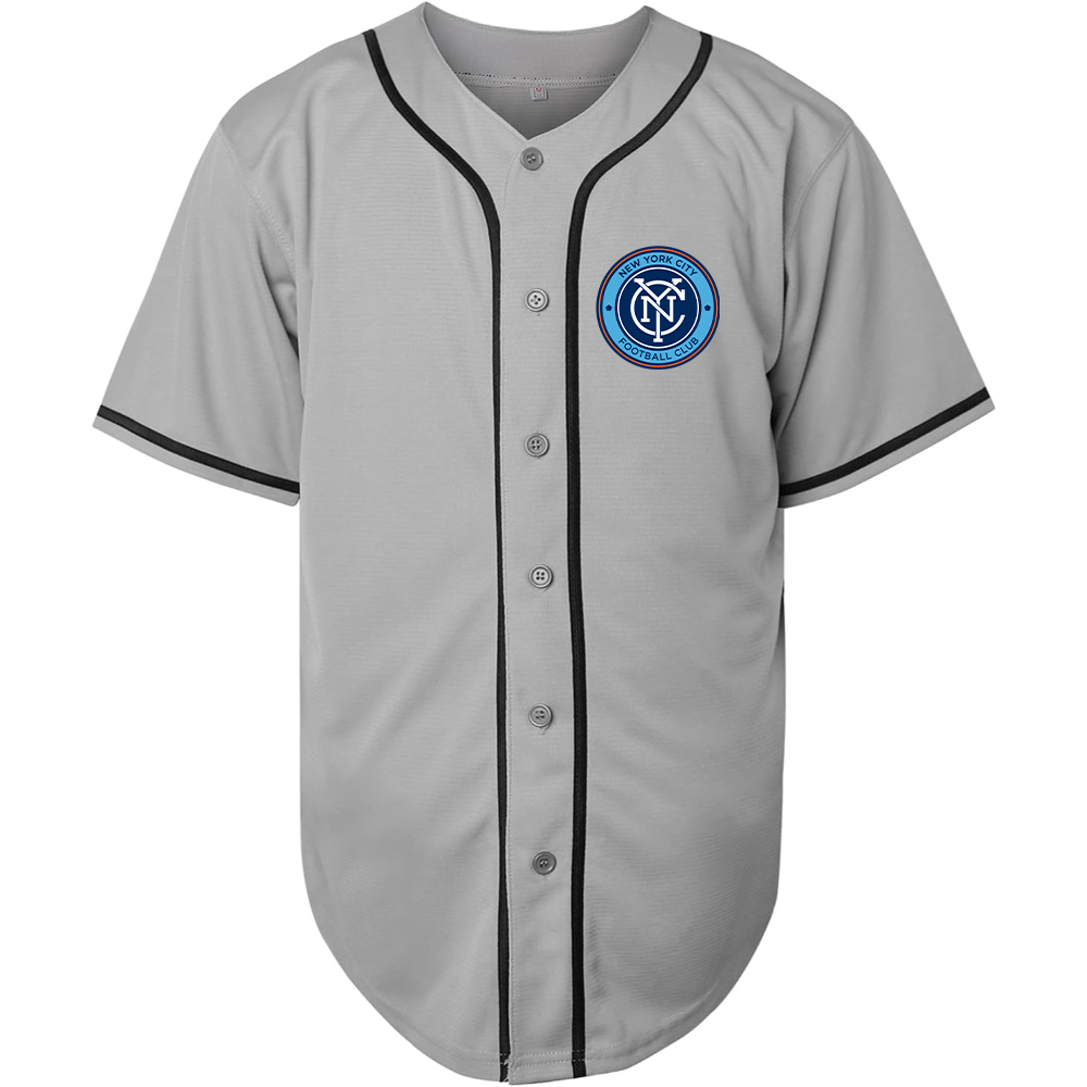 Men's New York City FC Baseball Jersey