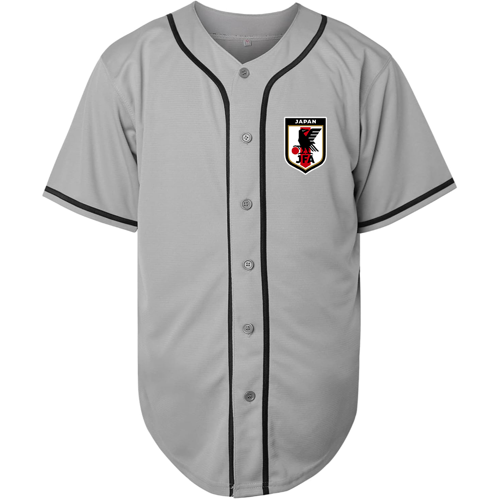 Men's Japan National Soccer Team Baseball Jersey