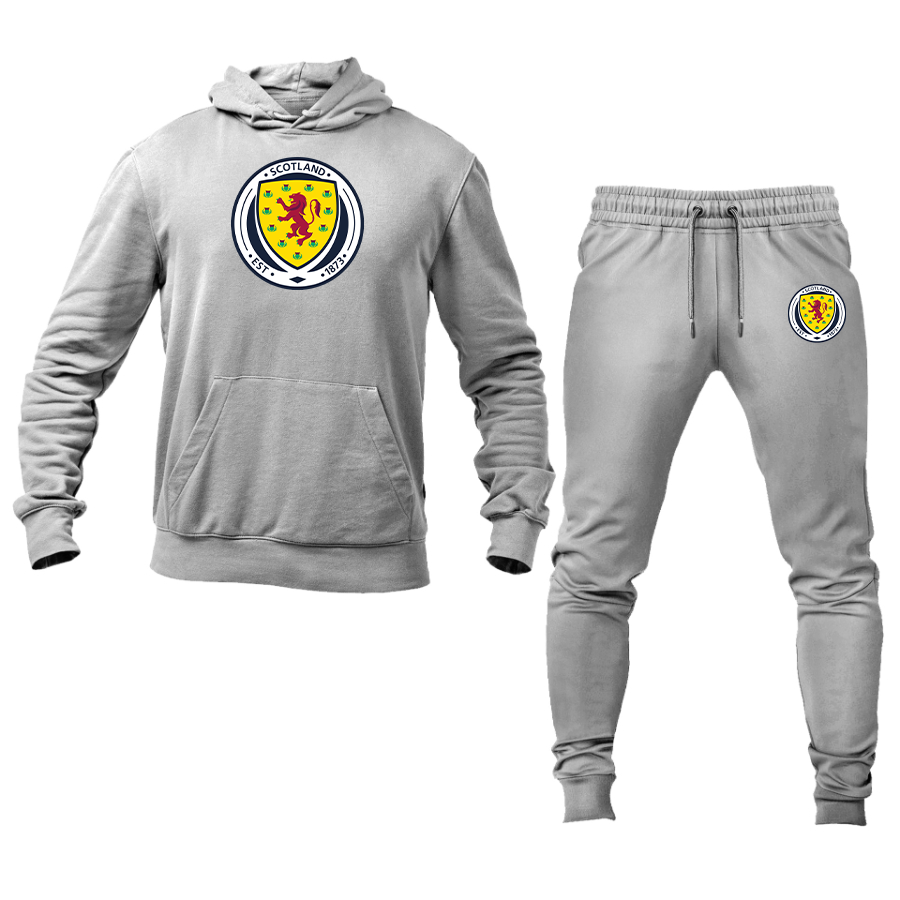 Men's Scotland National Soccer Team Hoodie Joggers Set