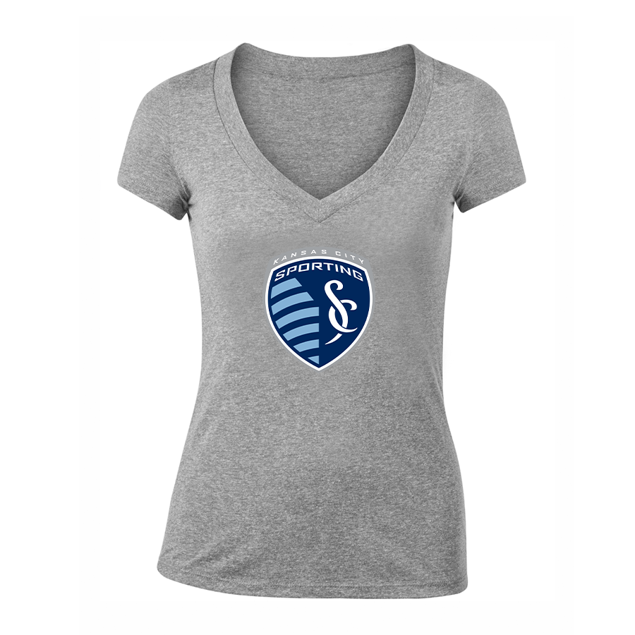 Women's Sporting Kansas City FC V-Neck T-Shirt