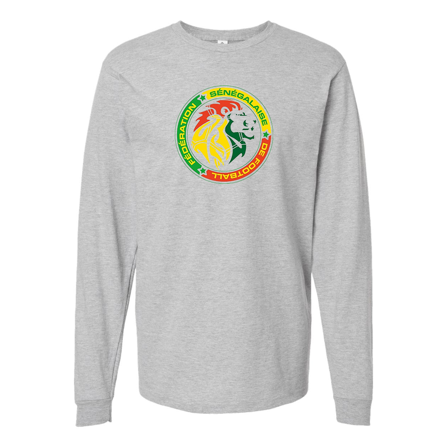 Youth Kids Senegal National Soccer Team Long Sleeve T-Shirt