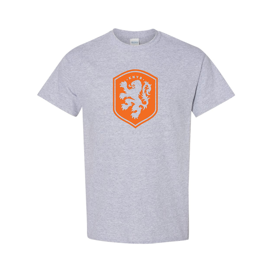 Youth Kids Netherlands National Soccer Team Cotton T-Shirt