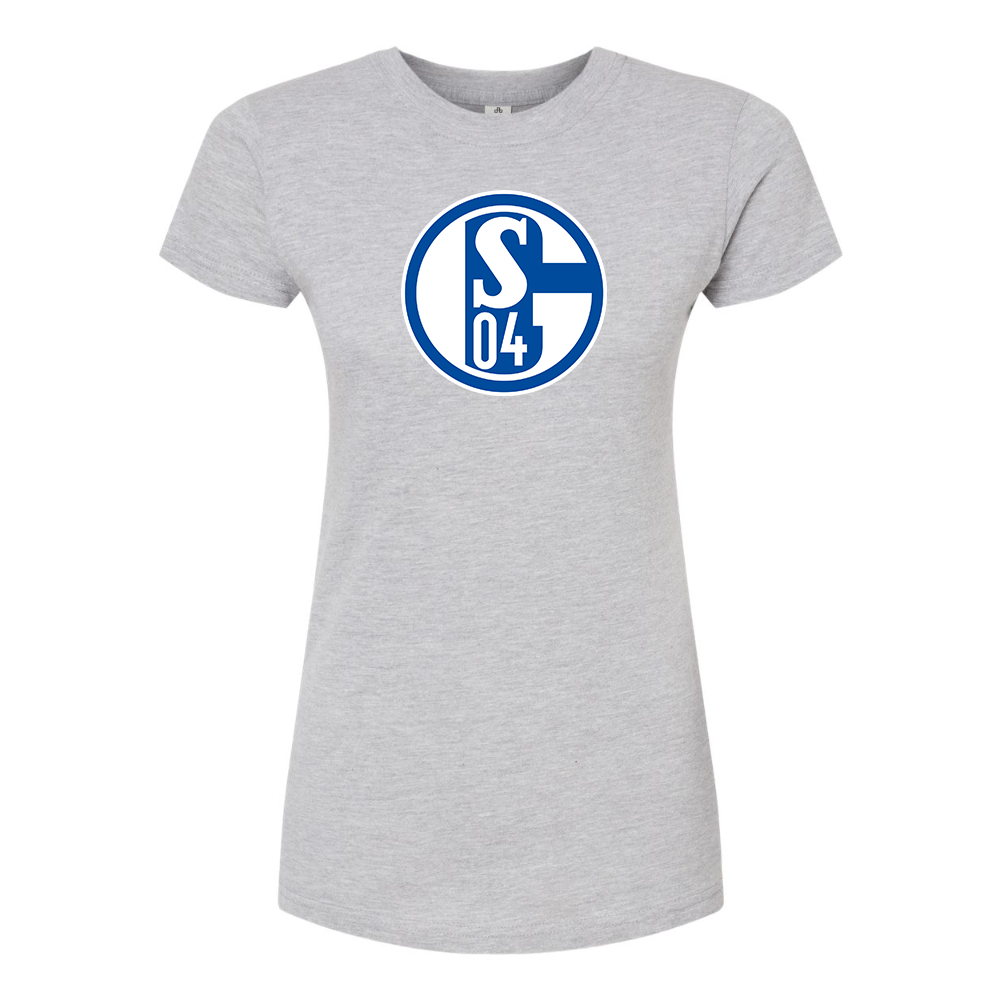 Women's Schalke 04 FC Round Neck T-Shirt