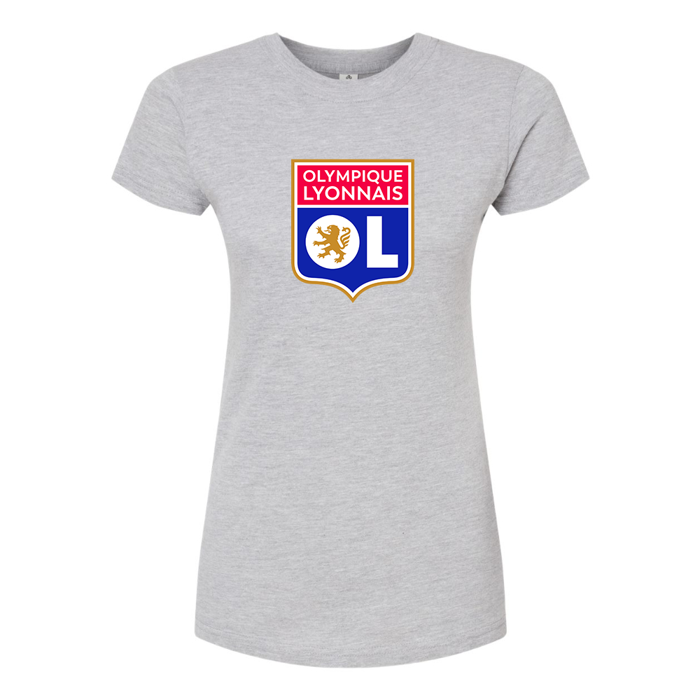 Women's Olympique Lyonnais FC Round Neck T-Shirt