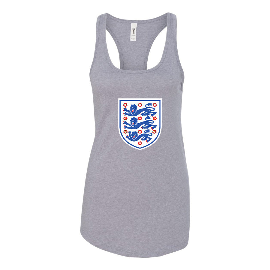 Women's England National Football Team Racerback Tank Top