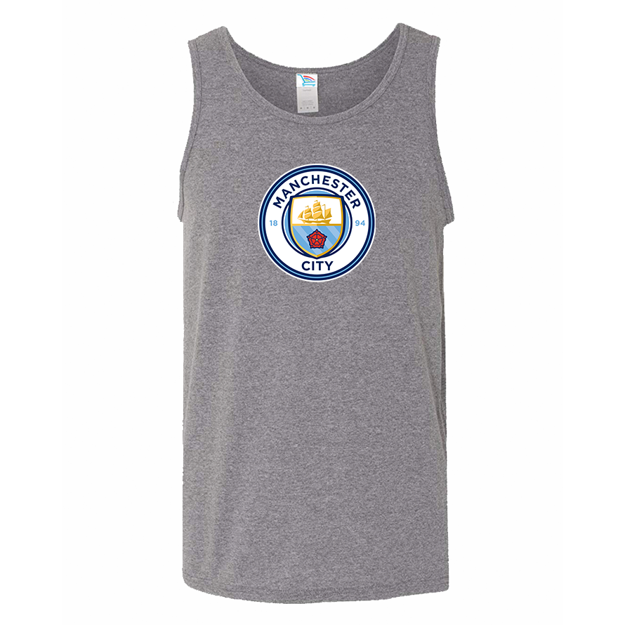 Men's Manchester City Soccer Tank Top