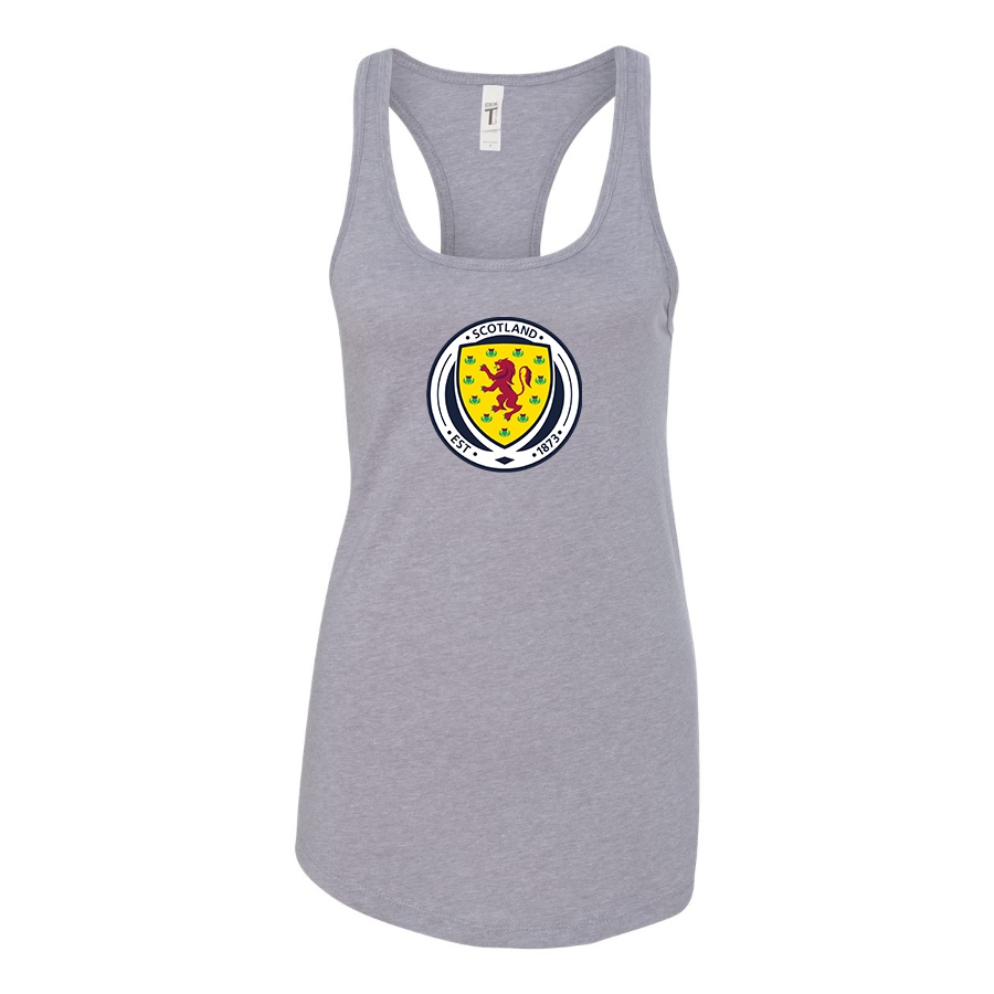 Women's Scotland National Soccer Team Racerback Tank Top