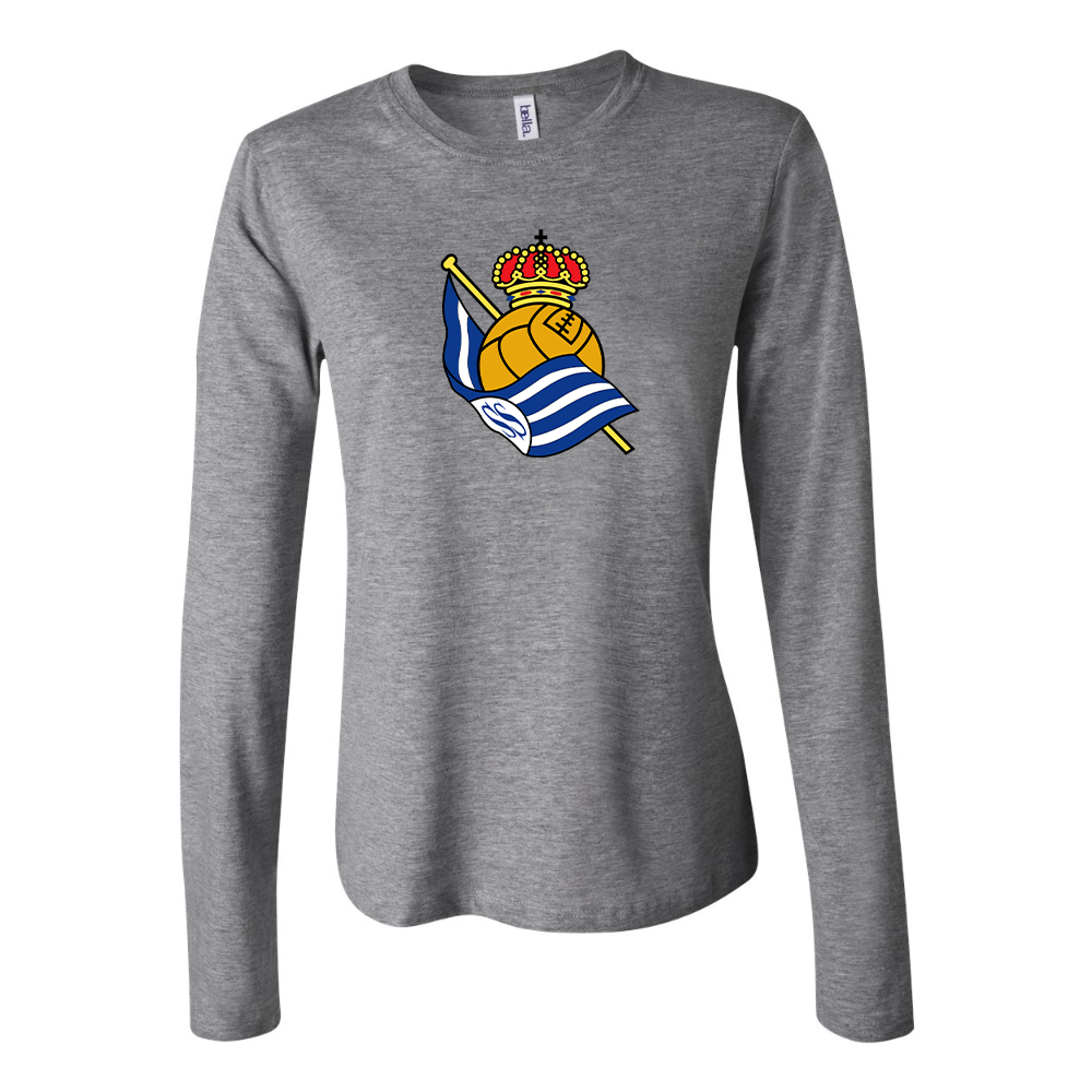 Women's Real Sociedad FC Long Sleeve T-Shirt