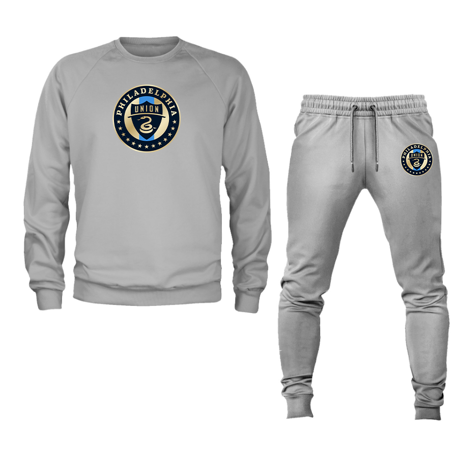 Men's Philadelphia Union FC Crewneck Sweatshirt Joggers Suit