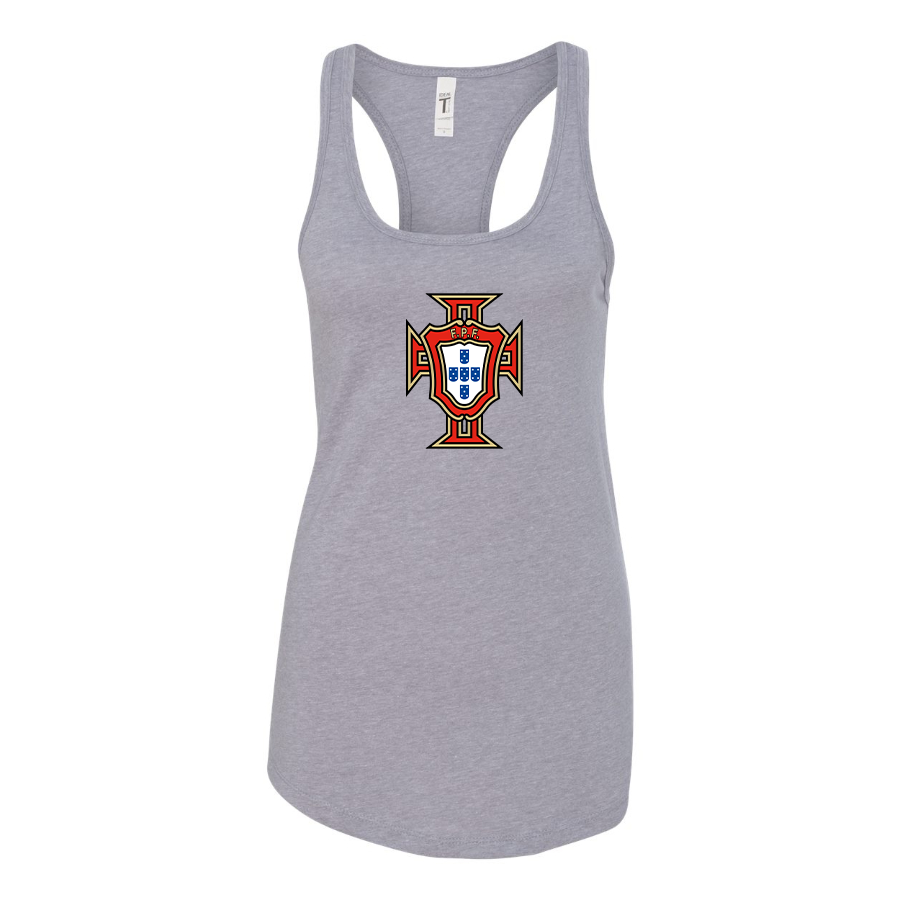 Women's Portugal National Soccer Team Racerback Tank Top