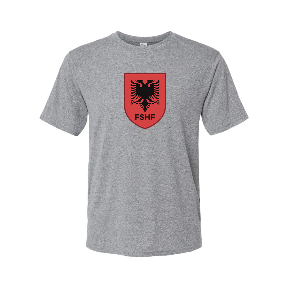 Youth Kids Albania National Soccer Team Performance T-Shirt