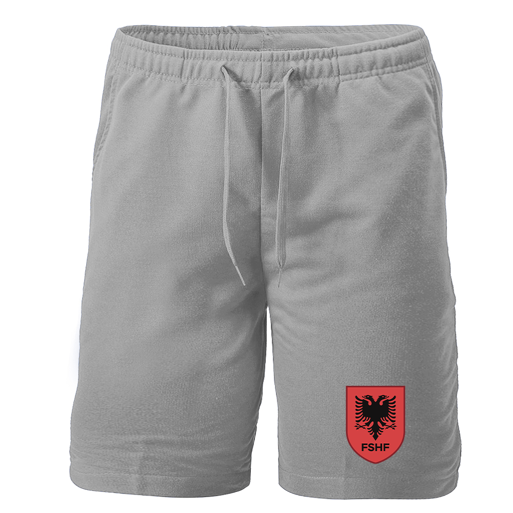 Men's Albania National Soccer Team Athletic Fleece Shorts