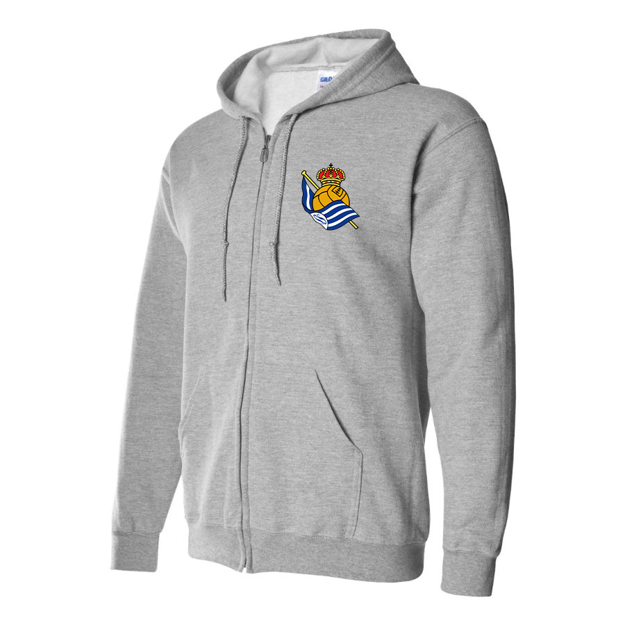 Men's Real Sociedad FC Zipper Hoodie