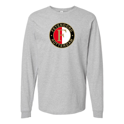 Men's Feyenoord FC Cotton Long Sleeve T-Shirt
