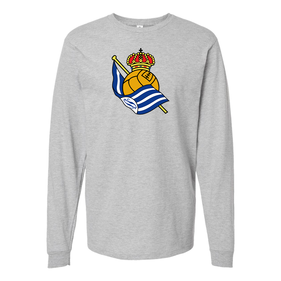 Men's Real Sociedad FC Long Sleeve T-Shirt