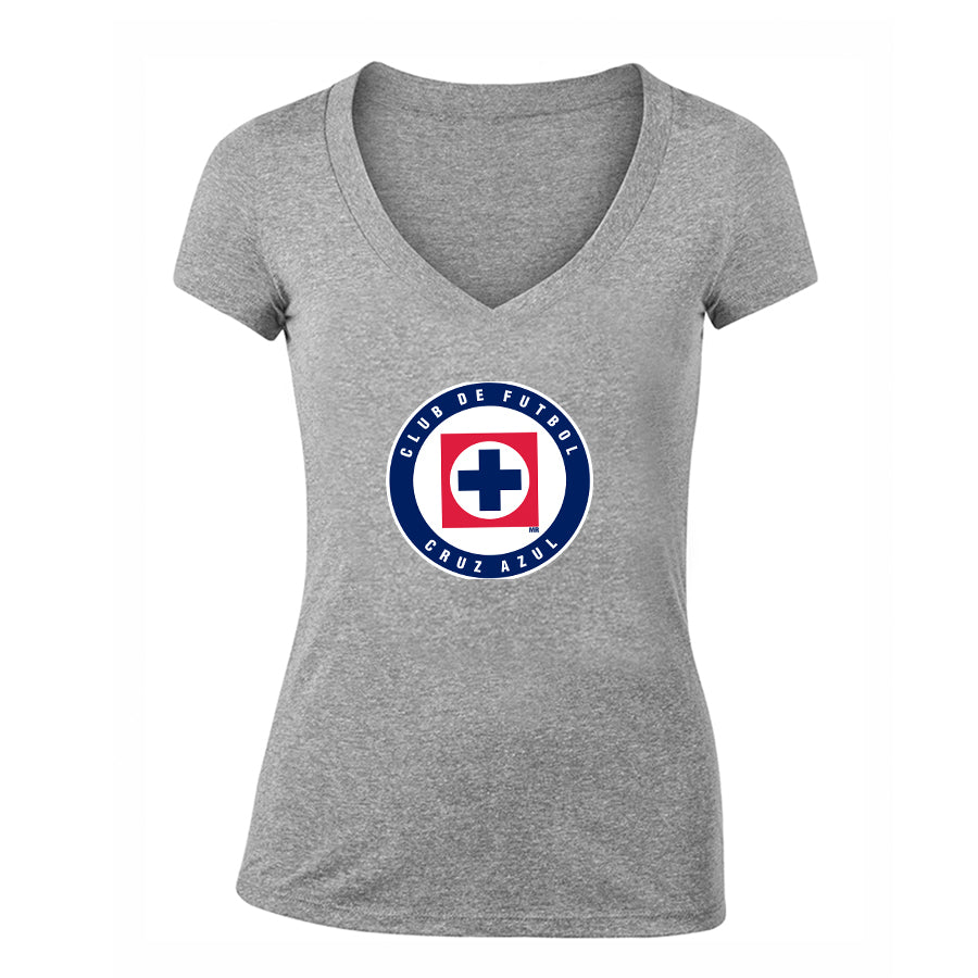 Women's Cruz Azul Football Club V-Neck T-Shirt