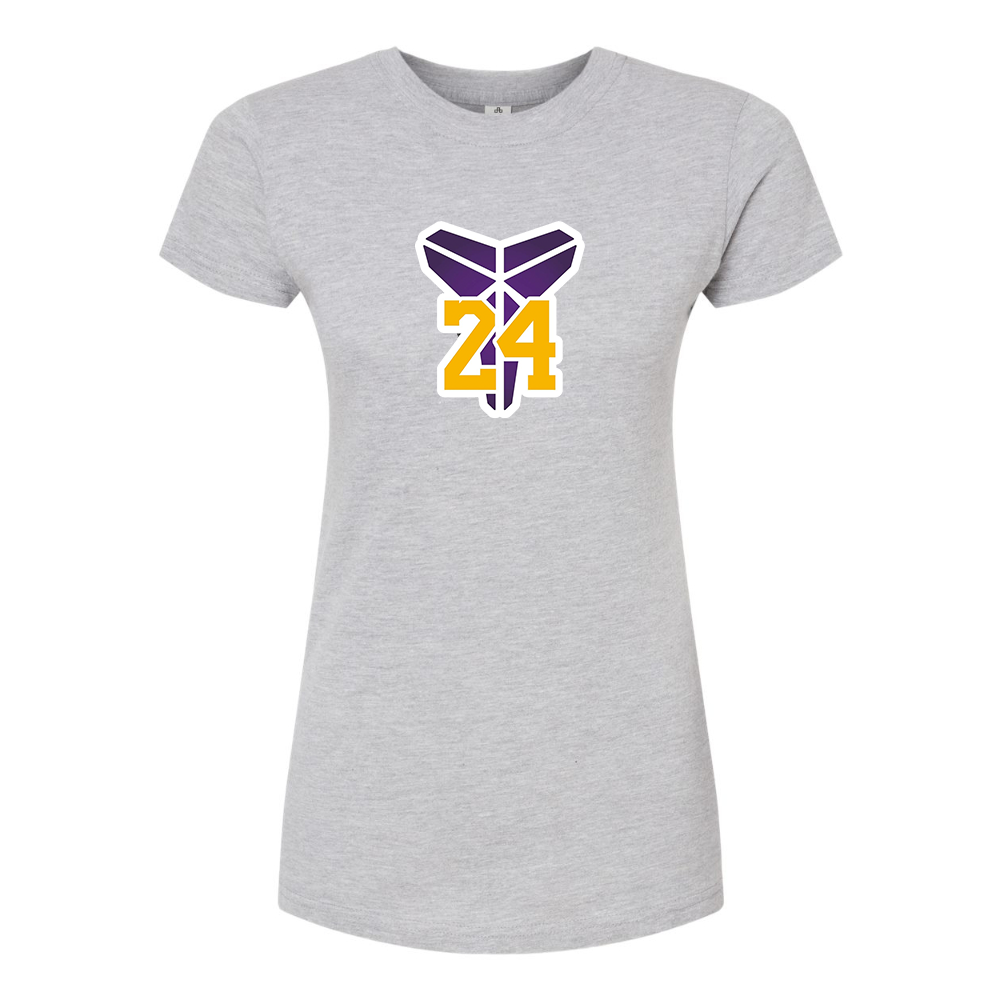 Women's Kobe Bryant Mamba 24 Round Neck T-Shirt