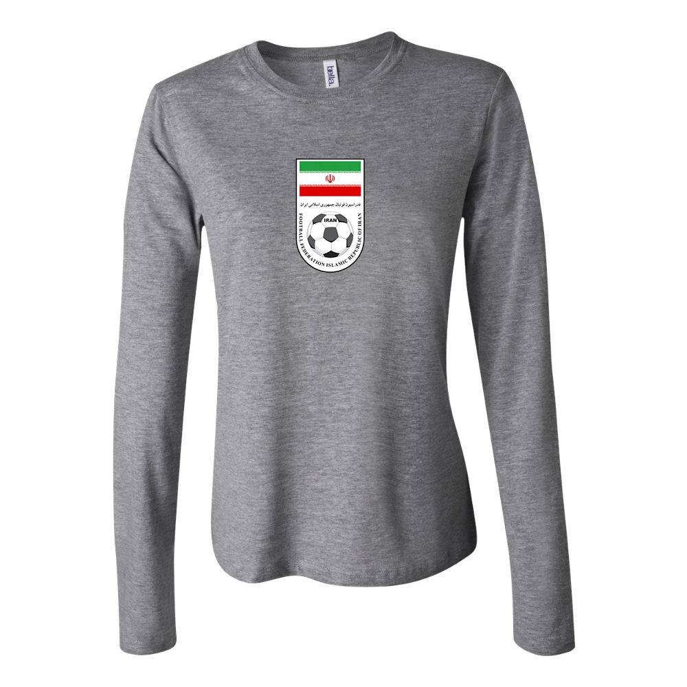 Women's Iran National Soccer Team Long Sleeve T-Shirt