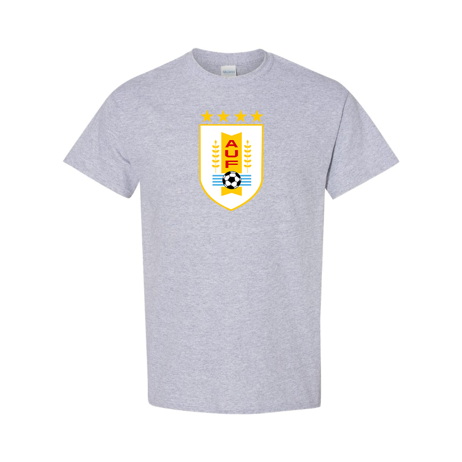 Youth Kids Uruguay National Soccer Team Cotton T-Shirt