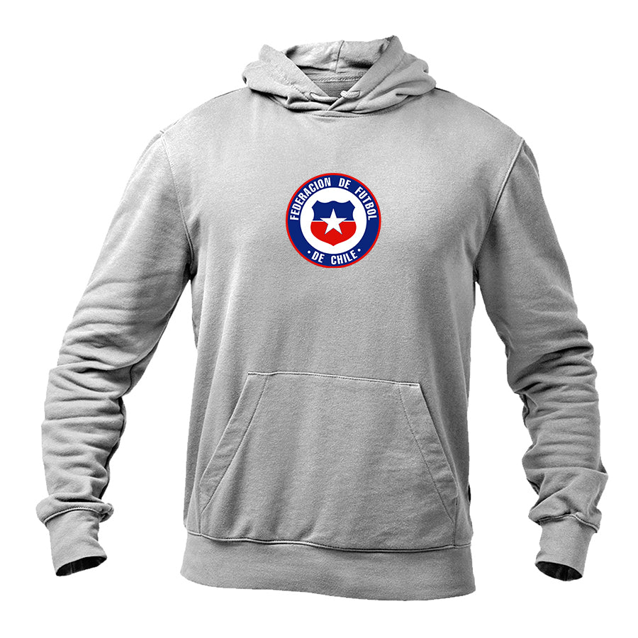 Men's Chile National Soccer Team  Pullover Hoodie