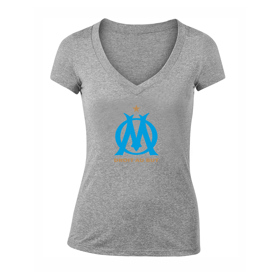 Women's Olympique de Marseille FC V-Neck T-Shirt