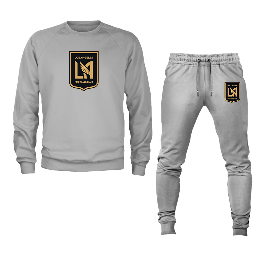 Men's LAFC Los Angeles Football Club Crewneck Sweatshirt Joggers Suit