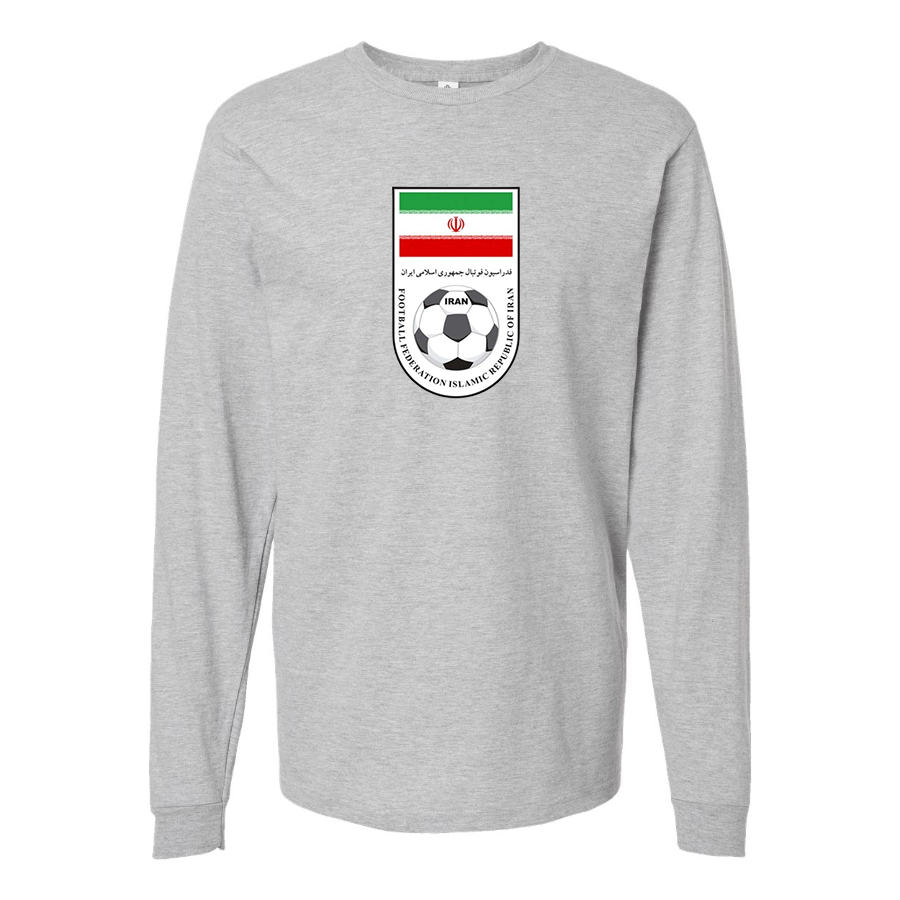 Men's Iran National Soccer Team Long Sleeve T-Shirt