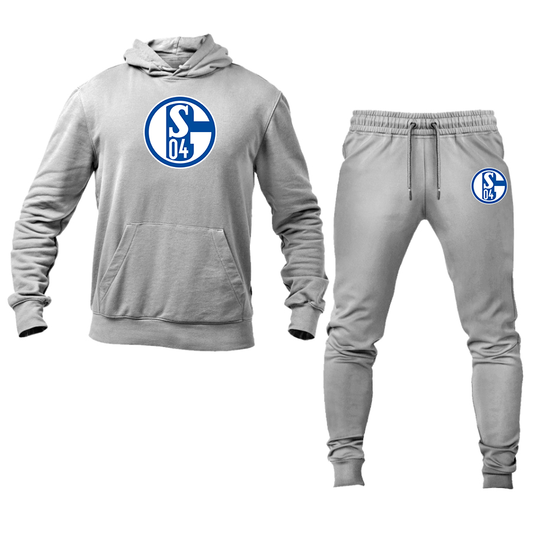 Men's Schalke 04 FC Hoodie Joggers Set