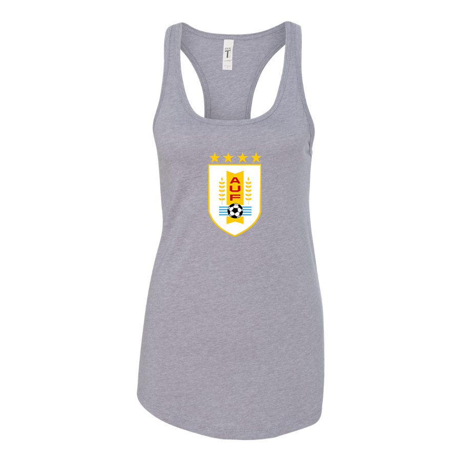 Women's Uruguay National Soccer Team Racerback Tank Top