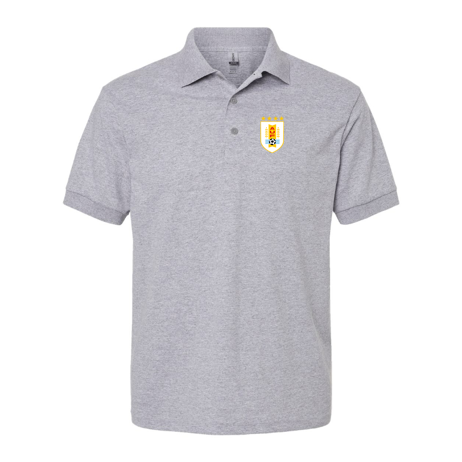 Men's Uruguay National Soccer Team Dry Blend Polo