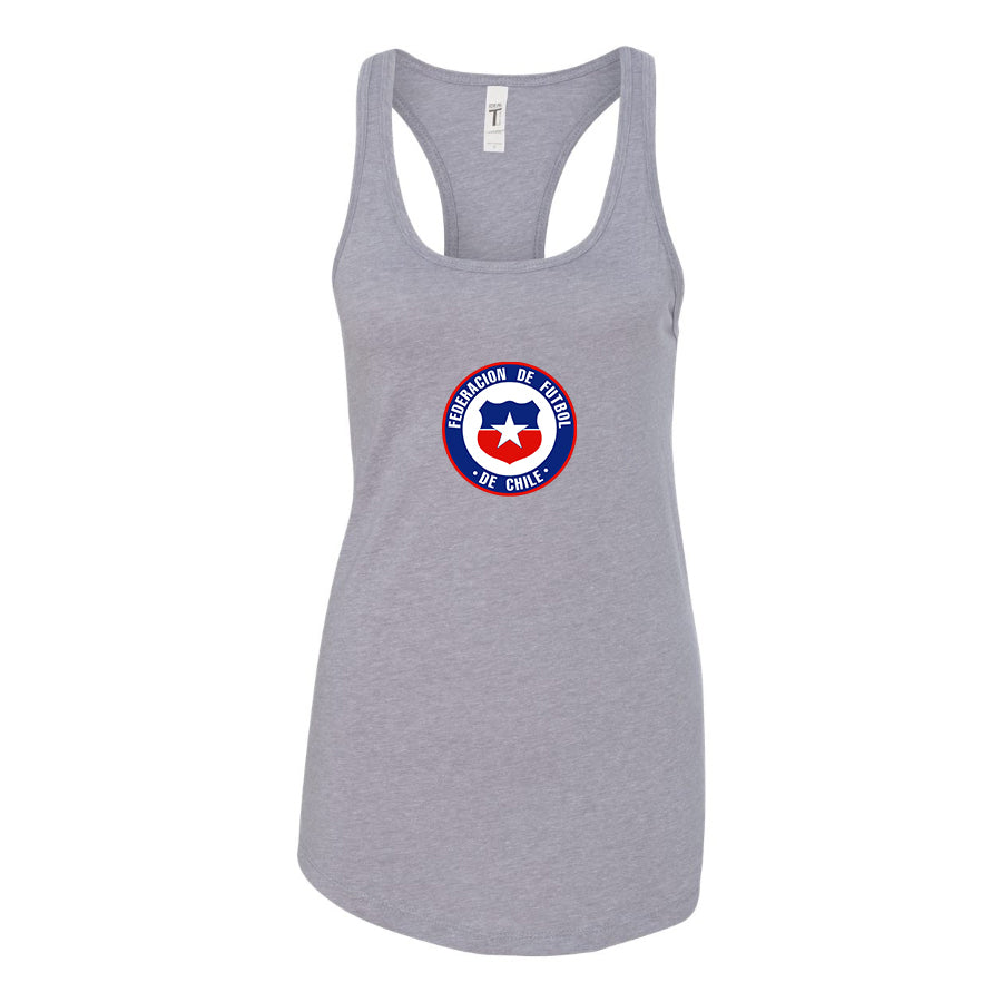 Women's Chile National Soccer Team  Racerback Tank Top