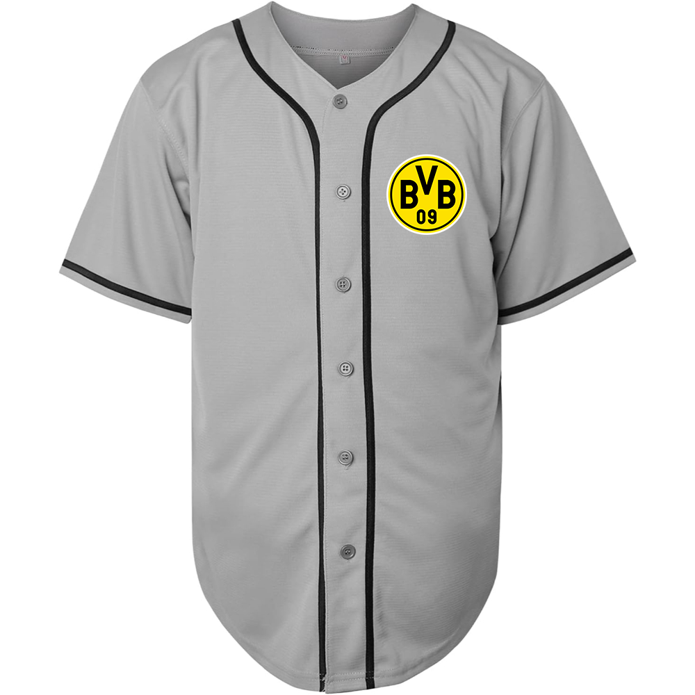 Men's Borussia Dortmund BVB FC Baseball Jersey