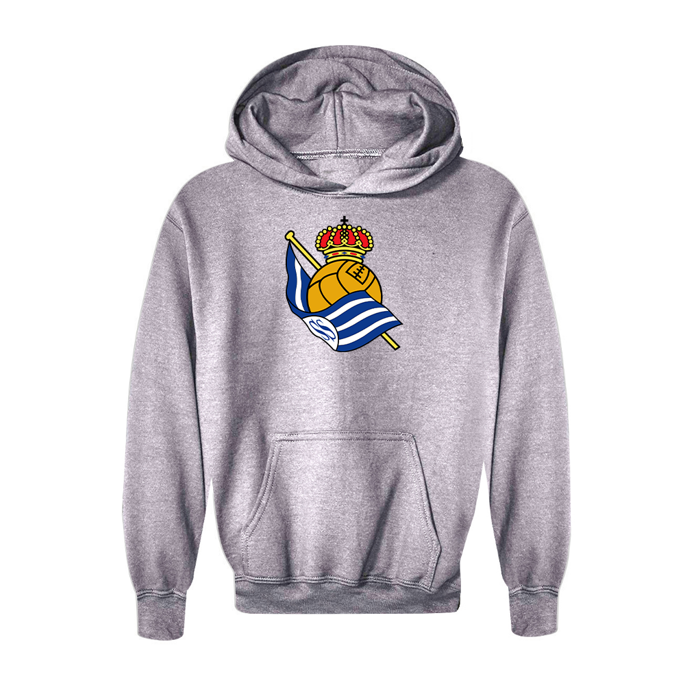 Youth Kids Real Sociedad FC Pullover Hoodie